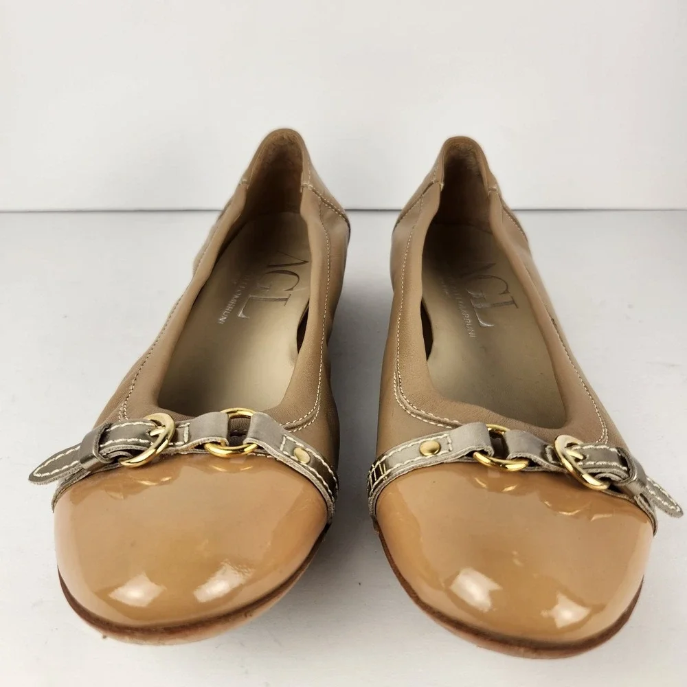 AGL ATTILIO GIUSTI Women's Ballet Preppy Flats 39 (8)